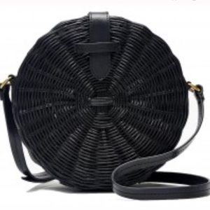 J.Crew Round Straw Crossbody bag